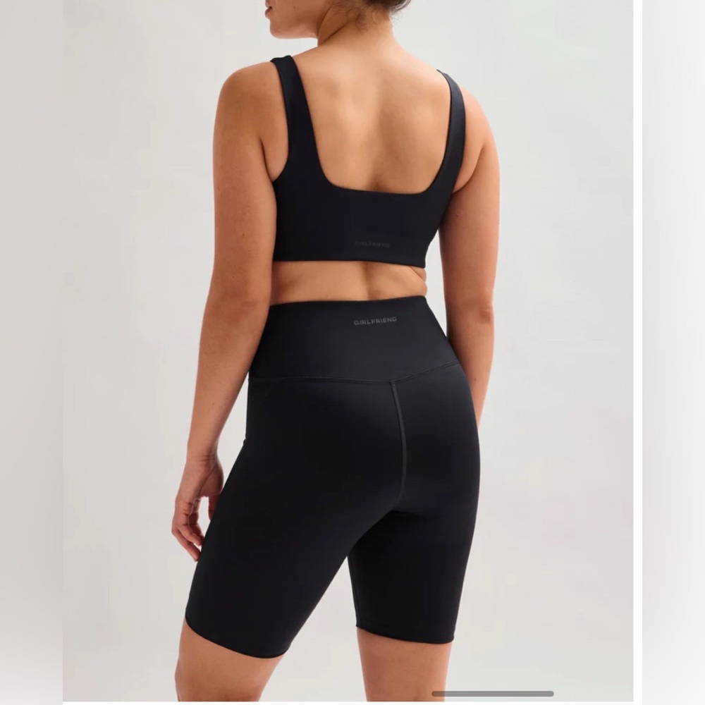 Girlfriend Collective Black Bike Shorts - Picture 3 of 7